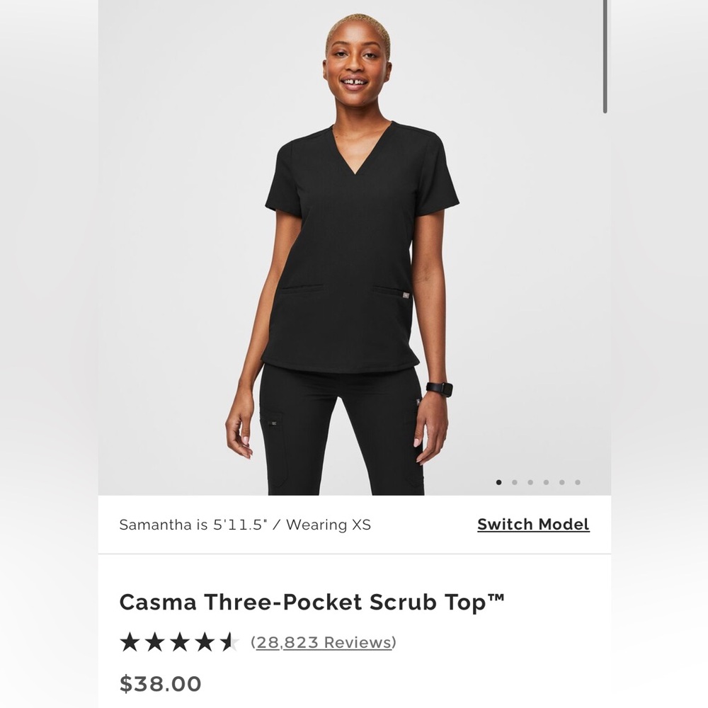 Fig scrub top